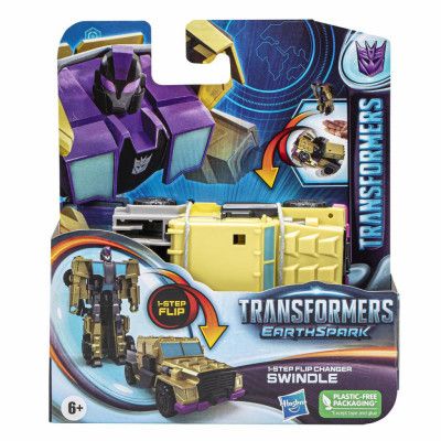 Transformers EarthSpark 1-Step Flip Changer Swindle - Transformers -  Leksaksaffären