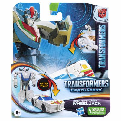 Transformers EarthSpark 1-Step Flip Changer Wheeljack - Transformers -  Leksaksaffären