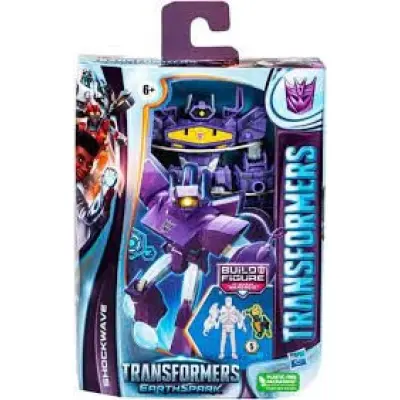 Transformers EarthSpark Deluxe Class Shockwave - Transformers -  Leksaksaffären