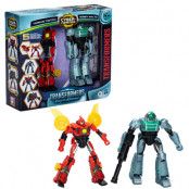 Transformers Earthspark Terran Twitch & Robby Malto figure 12cm