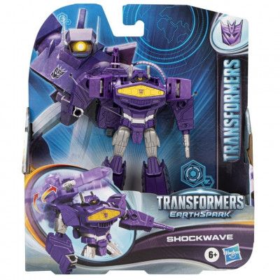 Transformers EarthSpark Warrior Shockwave - Transformers -  Leksaksaffären