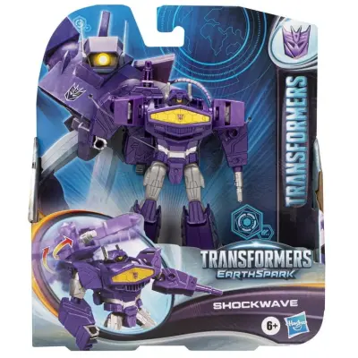 Transformers EarthSpark Warrior Shockwave - Transformers -  Leksaksaffären