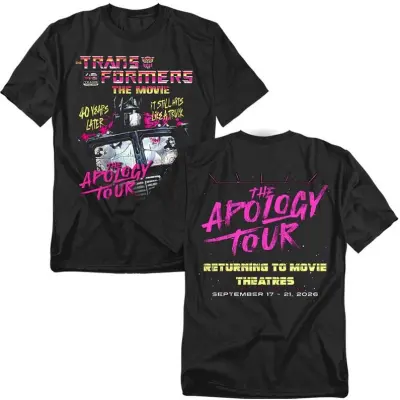 Transformers T-shirt - The Apology Tour - M 3XL - för Herr - svart