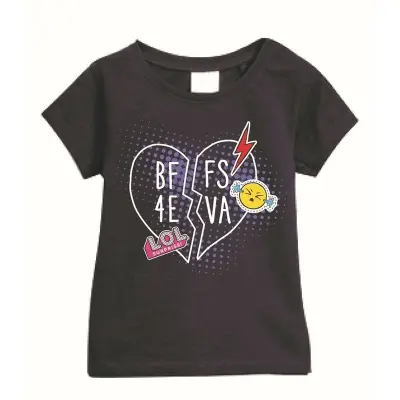 L.O.L. T-shirt Mörkblå  : Storlek - M - L.O.L. Surprise! -  Leksaksaffären