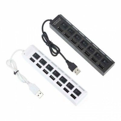 7-portars USB-Hubb