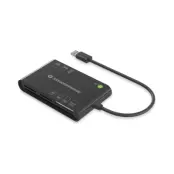 Conceptronic BIAN01B smartkortläsare Indendørs USB 3.2 Gen 1 (3.1 Gen 1) Svart