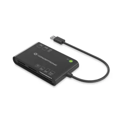 Conceptronic BIAN01B smartkortläsare Indendørs USB 3.2 Gen 1 (3.1 Gen 1) Svart