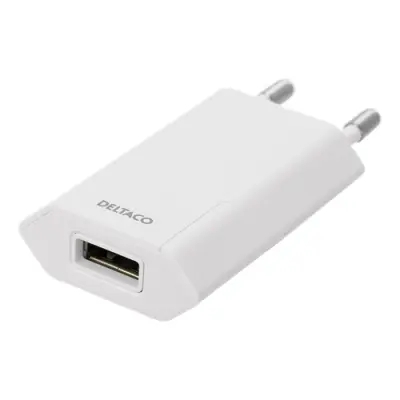 Deltaco USB Väggladdare - Vit
