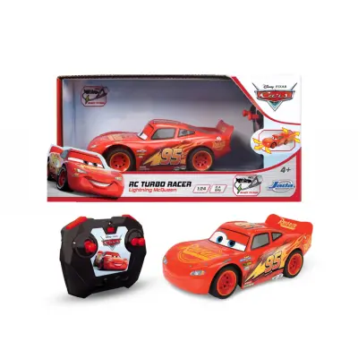 Disney Cars Turbo Racer Radiostyrd Blixten McQueen - Disney Cars -  Leksaksaffären