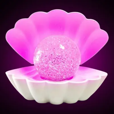 Färgskiftande Glitterlampa Pärla