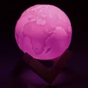 Färgskiftande LED-Lampa Jorden