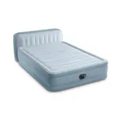 INTEX Dura-Beam Deluxe med huvudgavel 2-p Luftmadrass med USB pump