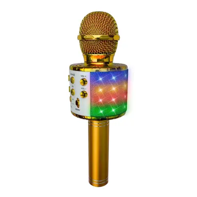 Karaoke Mikrofon med ljus - Leksaksaffären -  Leksaksaffären