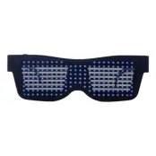 LED Bluetooth Glasögon - Blå