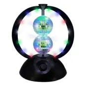 LED Discokulor Roterande Flerfärgad