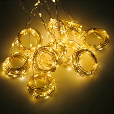 LED Ljusgardin - 3x3 meter Varmvit