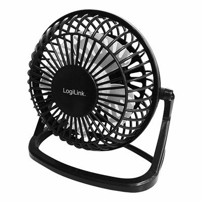 LogiLink USB-fläkt Svart