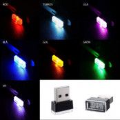 Mini USB LED-Lampa - Grön