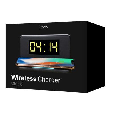 MM Väckarklocka med Trådlös Laddare