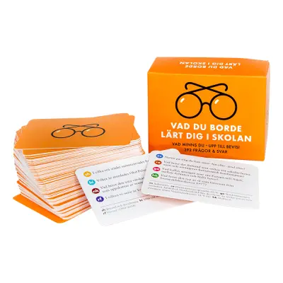Vad du borde lärt dig i skolan Frågespel