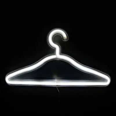 Neonlampa Galge - Kallvit