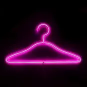 Neonlampa Galge - Rosa