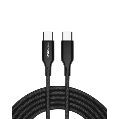 Oniverse Usb-C To Usb-C Charging Cable, 3 M - Black