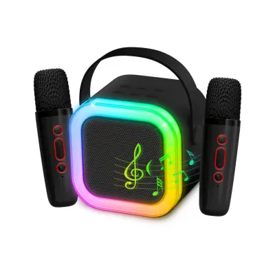 Karaokehögtalare med mikrofoner - Leksaksaffären -  Leksaksaffären