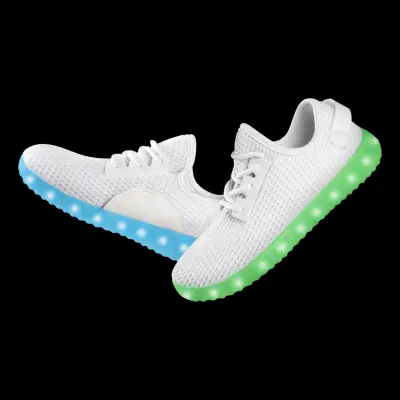 Vita LED Skor för Barn - 25