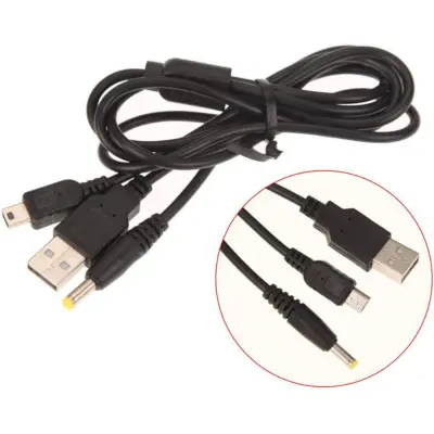 USB Ladd- och Länksladd 2 i 1 (Bulk)