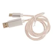 USB Laddningskabel med LED - USB-C