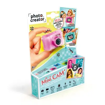Photo Creator Mini Cam Digital Camera Rosa - Leksaksaffären -  Leksaksaffären