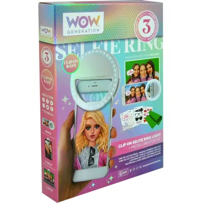 WOW Generation Clip on Selfie Ring med tillbehör - WOW Generation -  Leksaksaffären