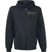 Alchemy England - Gothic Luvjacka - Copper Venom Zip Hoodie - M XXL - för Herr - svart