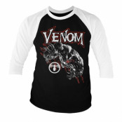 Marvel Comics - Venom Baseball 3/4 Sleeve Tee, Long Sleeve T-Shirt