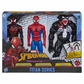 Marvel Spiderman Titan Series 3-pack - Spiderman -  Leksaksaffären