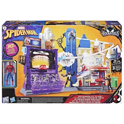 Marvel Spiderman Web Slinging City Lekset - Spiderman -  Leksaksaffären