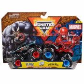 Monster Jam - 1:64 Marvel 2 Pack - Spider Man:Venom