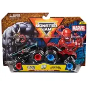 Monster Jam 1:64 Marvel 2-pack Venom vs Spiderman - Monster Jam -  Leksaksaffären
