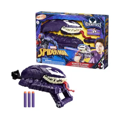 Nerf Marvel Spider-Man: Venomversus - Marvel's Venom Strike Blaster