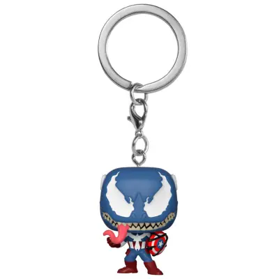 POP Pocket keychain Marvel Venom Captain America