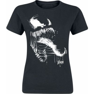 Spider-Man - gaming T-shirt - Marvel Games - Spider-Man 2 - Venom Splatter - L XXL - för Dam - svart