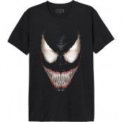 Venom (Marvel) - Marvel T-shirt - Venom Smile - S XXL - för Herr - svart