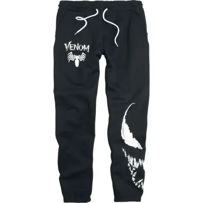 Venom (Marvel) - Marvel Tygbyxor - Venom Face - S XXL - för Herr - svart