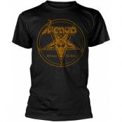 Venom T-shirt - Welcome To Hell (Gold) - S XXL - för Herr - svart