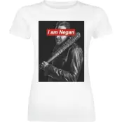 The Walking Dead T-shirt - I Am Negan - S - för Dam - vit