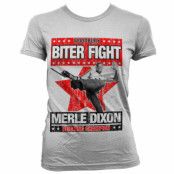 Woodbury Biter Fight Girly T-Shirt