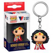 Pocket POP Keychain DC Wonder Woman 80th Wonder Woman Classic with Cape