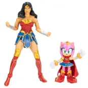 Sonic The Hedgehog x Dc Comics Amy & Wonder Woman figure
