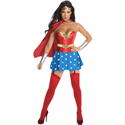 Wonder Woman Deluxe Maskeraddräkt M